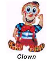 Folienballon-QUALATEX+CLOWN mit Helium