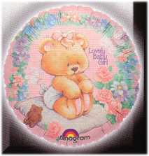 Motivballon-B�r Baby Girl