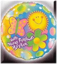 Folienballon-Feeling better