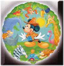 Folienballon-Mickey Safari