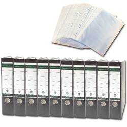 10x Ordner, 8 cm und 100 Prospekth�llen