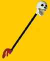 Greifstab Totenkopf