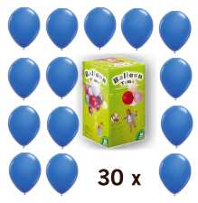 Ballon-Partyset m.Helium u. Ballons BLAU