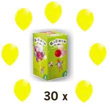 Ballon-Partyset m.Helium u. Ballons GELB