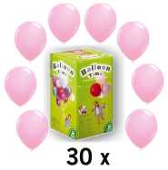 Ballon-Partyset m.Helium u. Ballons ROSA
