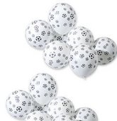 Fu�ball Deko 6 tlg. Luftballon Set
