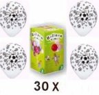 Fussball Luftballons Ballongas SET