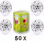 EM-Fussball Luftballons Ballongas SET