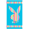 Playboy-Handtuch Streifen Blau