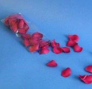 Rote Rosenbl�tter Tischdeko-100er