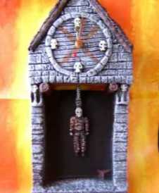 Halloween-Hangman Wanduhr
