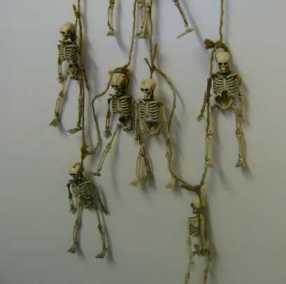Halloween Skelett Girlande