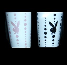 Playboy-Zahnputzbecher Set