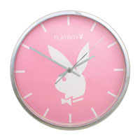 Playboy Classic Wanduhr Pink