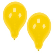 EM Luftballons � 25 cm gelb 10x