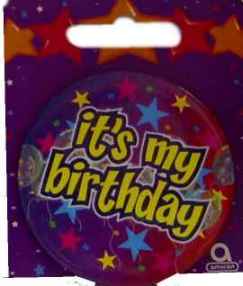Geburtstag - Party Anstecker