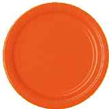 Halloween - Partygeschirr - ORANGE