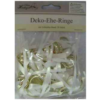 Hochzeit Deko Ringe am Schleifenband