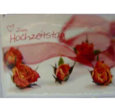 Gl�ckwunschkarte - Hochzeitstag