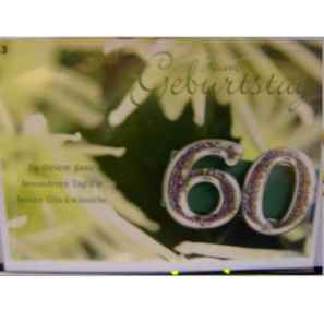 Gl�ckwunschkarte - 60.Geburtstag