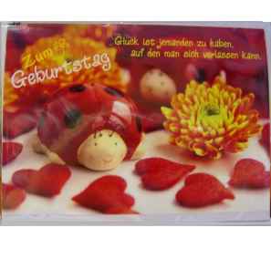 Gl�ckwunschkarte - Geburtstag