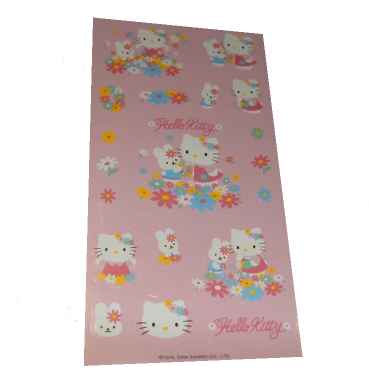 Hello Kitty Flower Garden Sticker
