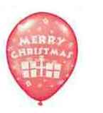 Merry Christmas Luftballons