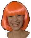 Foxy Per�cke neon-orange
