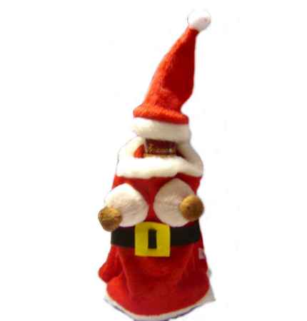 Weihnachten - 2 tlg. Flaschendeko Frau
