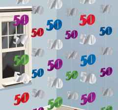 Geburtstag H�ngegirlande 50