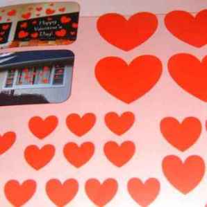 Hochzeit - 30 x Herz Deko Sticker
