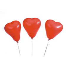 Hochzeit - Herzluftballon m.St�ben