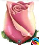Folienballon Tee Rose