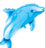 Folienballon - Delfin