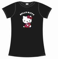 Hello Kitty - T-Shirt Apple black