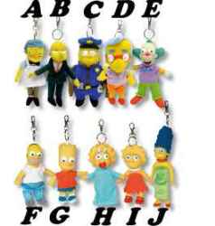 The Simpsons - Pl�sch Schl�sselanh�nger