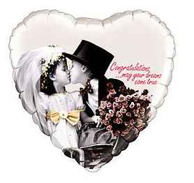 Folienballon Congratulation
