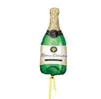 Folienballon Champagnerflasche