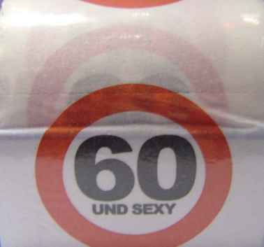 Geburtstag - Toilettenpapier 60
