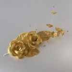 Goldene Hochzeit - Tischschmuck Rosen