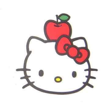 Hello Kitty Magnet Face, Apple