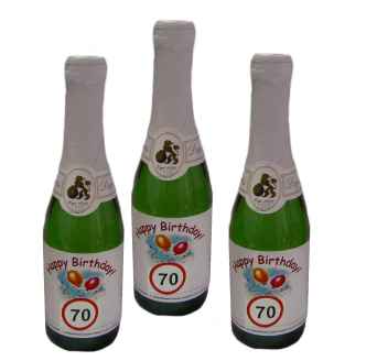 70. Geburtstag Sekt