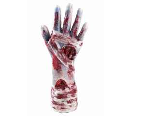 Blutige Hand Zombie mit Bewegung
