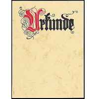 Briefpapier Urkunde, 12 Blatt