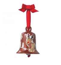Weihnachten - Porzellan Glocke Elch