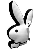 Playboy Kissen, Bunny weiss