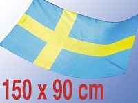 L�nderflagge Schweden 150 x 90 cm