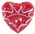 Folienballon Herzlichen Gl�ckwunsch