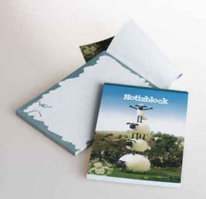 Shaun das Schaf A6 Notizblock