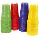 100 x Party Trinkbecher unifarben